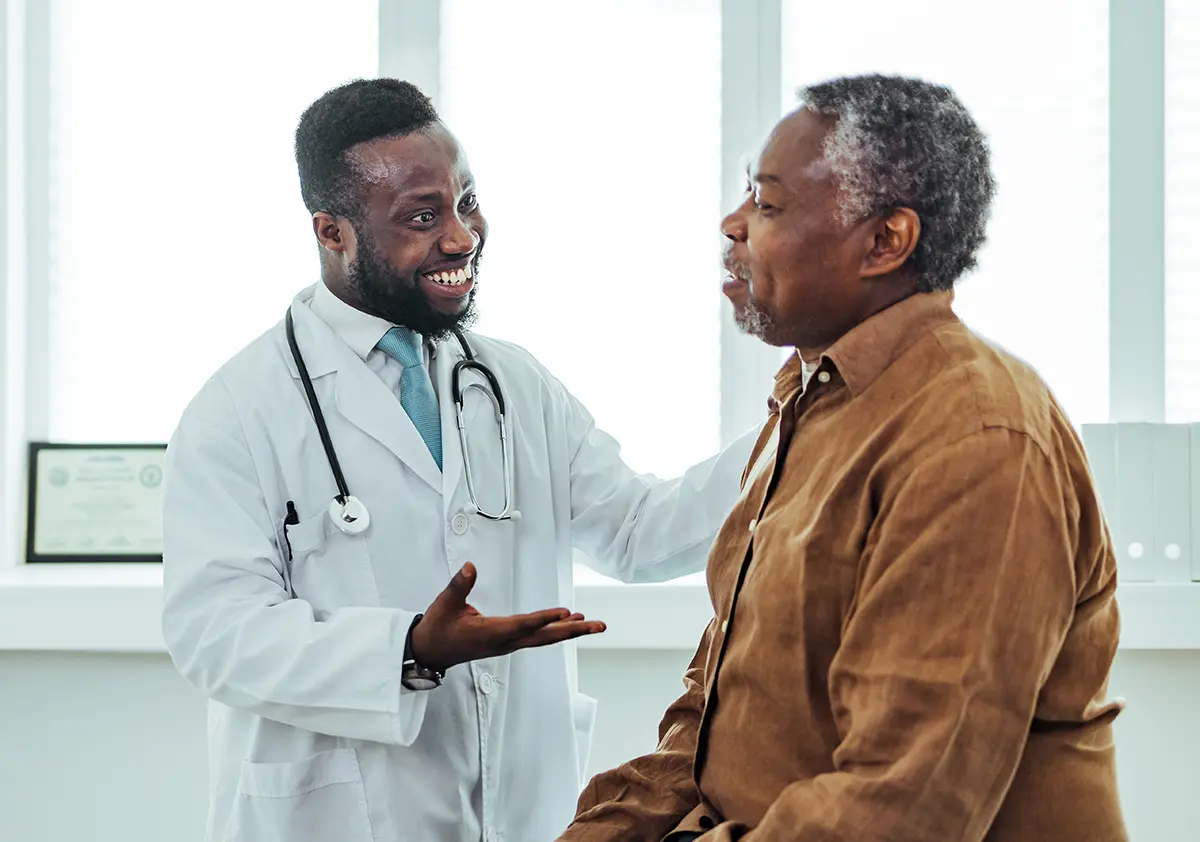 Patient with doctor | Upperline Health