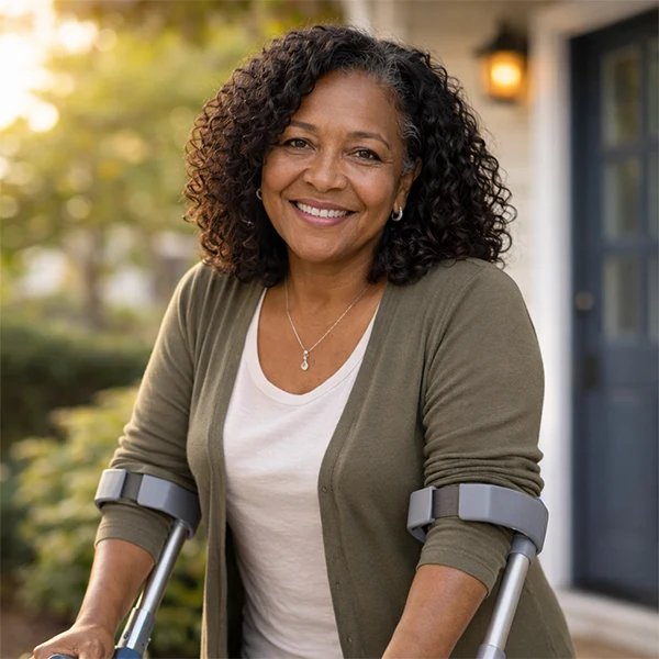 Woman with Mobility Concerns