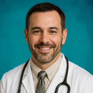 Smiling doctor